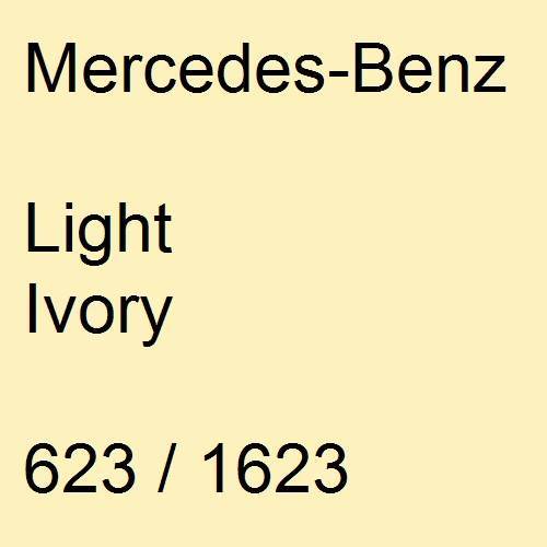 Mercedes-Benz, Light Ivory, 623 / 1623.